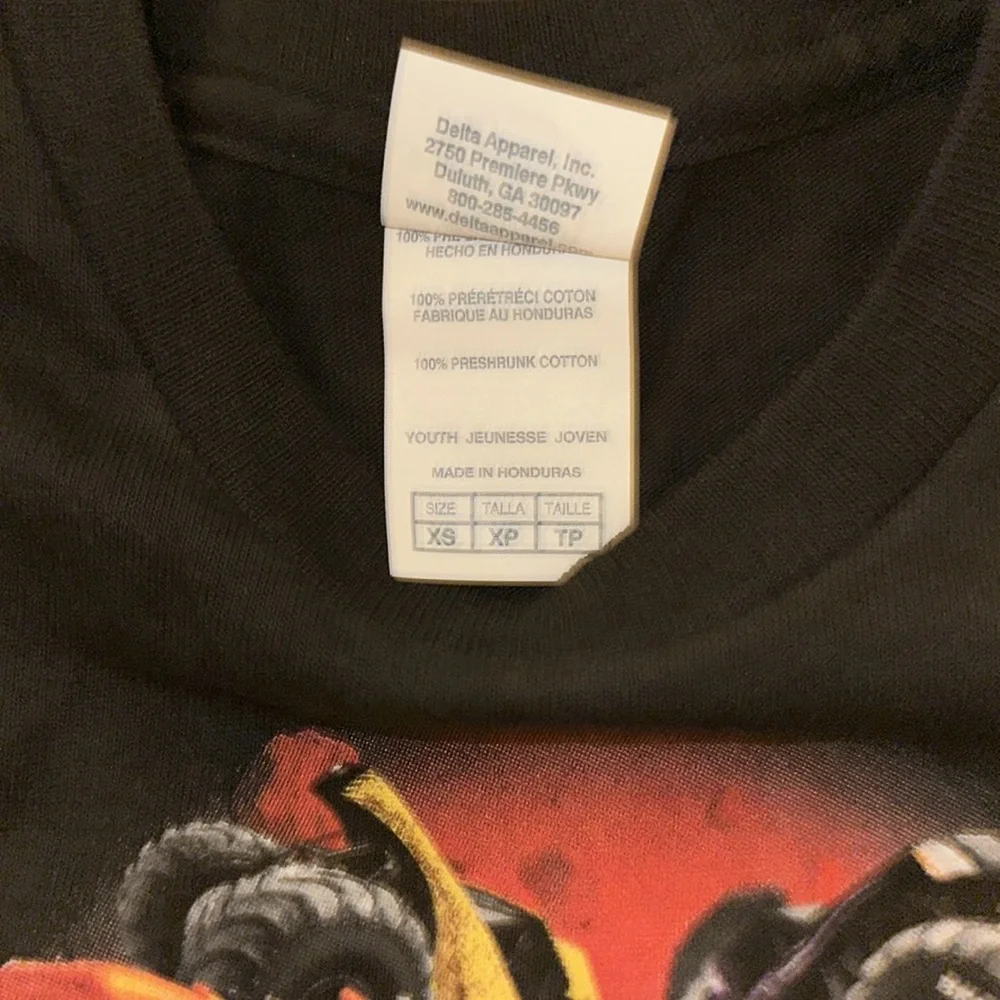 NWT Offical Monster Jam 2024 Tees (2) XS
